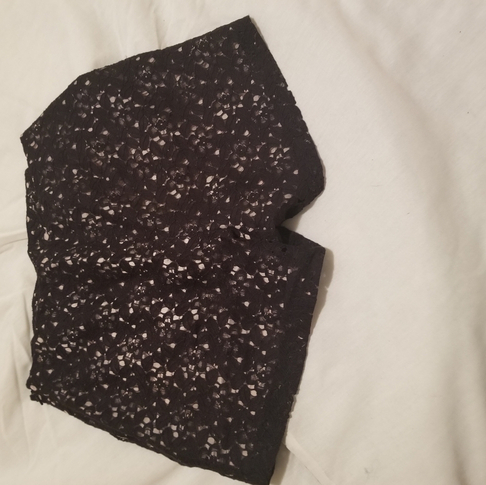 Neu look Black Dressy shorts uk 10 hotpant